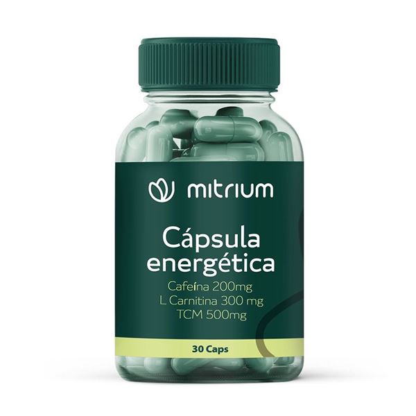 Cápsula Energética - Cafeína 200mg + L Carnitina 300 mg + TCM 500mg 30 Cápsulas Cápsula Energética - Cafeína 200mg + L Carnitina 300 mg + TCM 500mg 30 Cápsulas