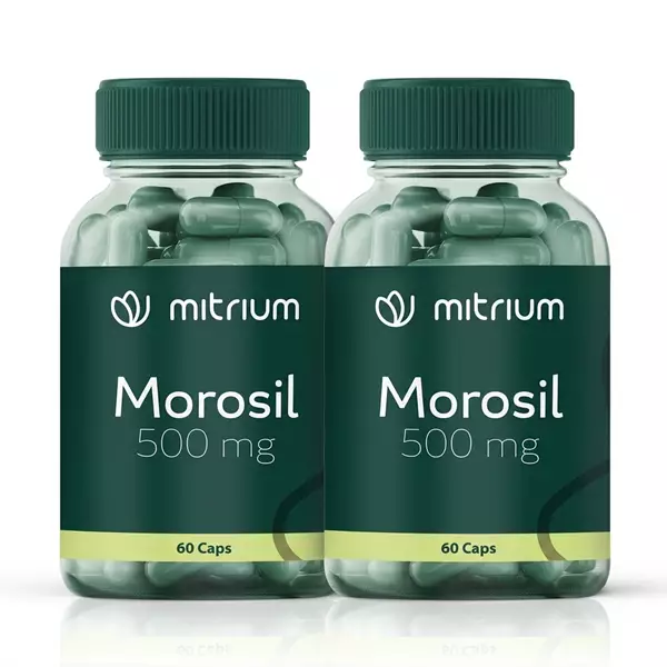Combo com 2 Frascos Morosil 500mg 60 Cápsulas