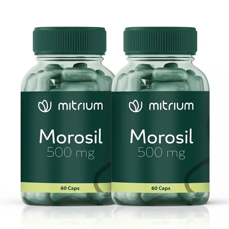 Combo com 2 Frascos Morosil 500mg 60 Cápsulas