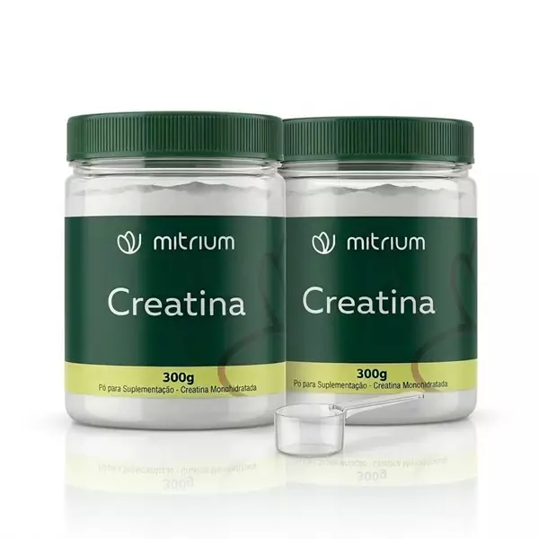 Combo com 2 Frascos de Creatina 300g em pó